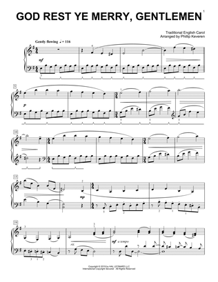 God Rest Ye Merry, Gentlemen [Classical version] (arr. Phillip Keveren)