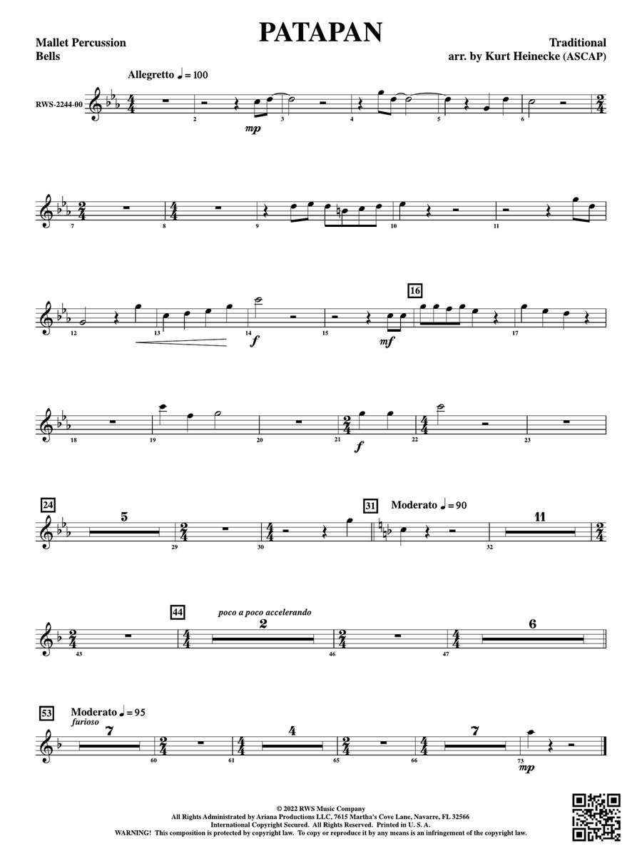 Patapan: 1st Mallet Percussion