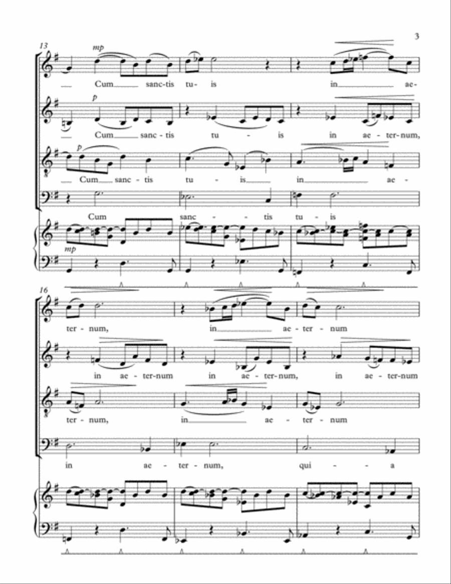 Lux Aeterna 4-Part scores gallery preview page 3