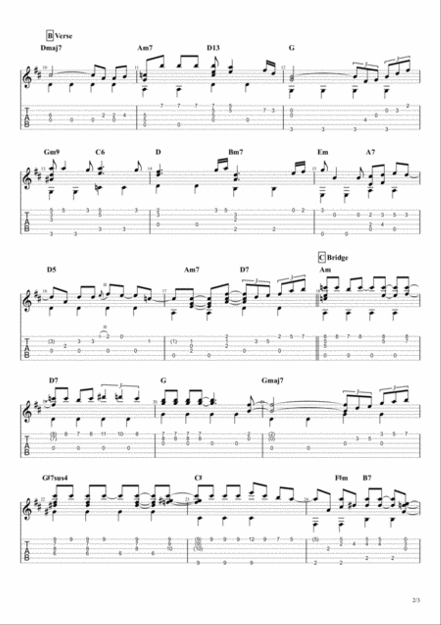 Misty Electric Guitar scores gallery preview page 2