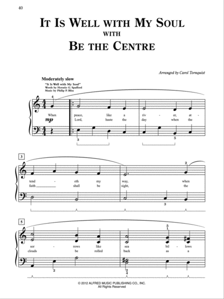 Pure & Simple Blended Worship Easy Piano scores gallery preview page 4