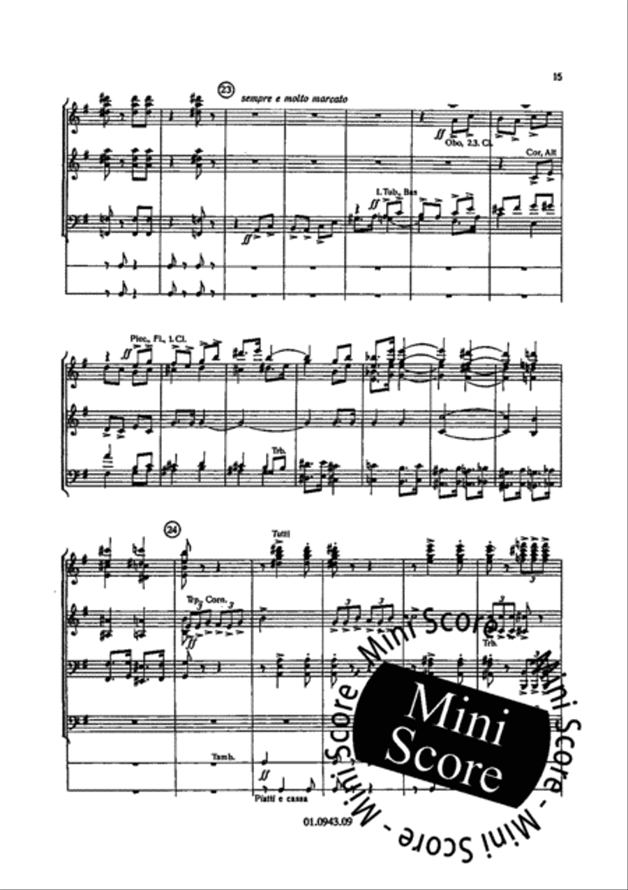 Capriccio Capriccio Concert Band scores gallery preview page 18