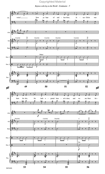 Rejoice with Joy to the World - Instrumental Ensemble Score and Parts image number null