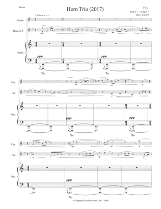 Horn Trio (2017) piano part