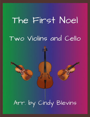 Book cover for The First Noel, for Two Violins and Cello