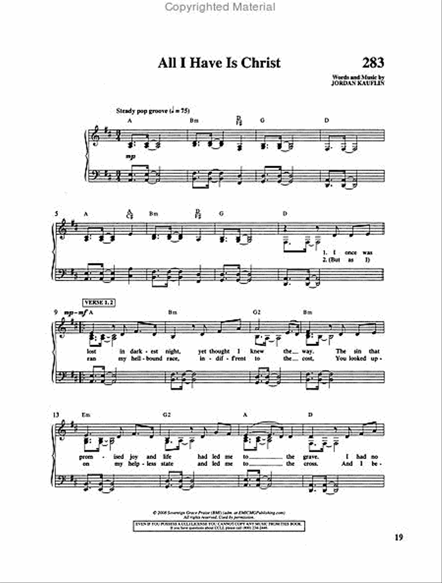 More Songs for Praise & Worship 6 - Singalong Book (Piano/Guitar/Vocal) Piano, Vocal, Guitar scores gallery preview page 4