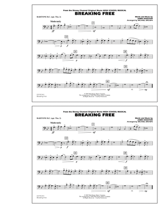 Breaking Free (from High School Musical) - Baritone B.C. (Opt. Tbn. 2)