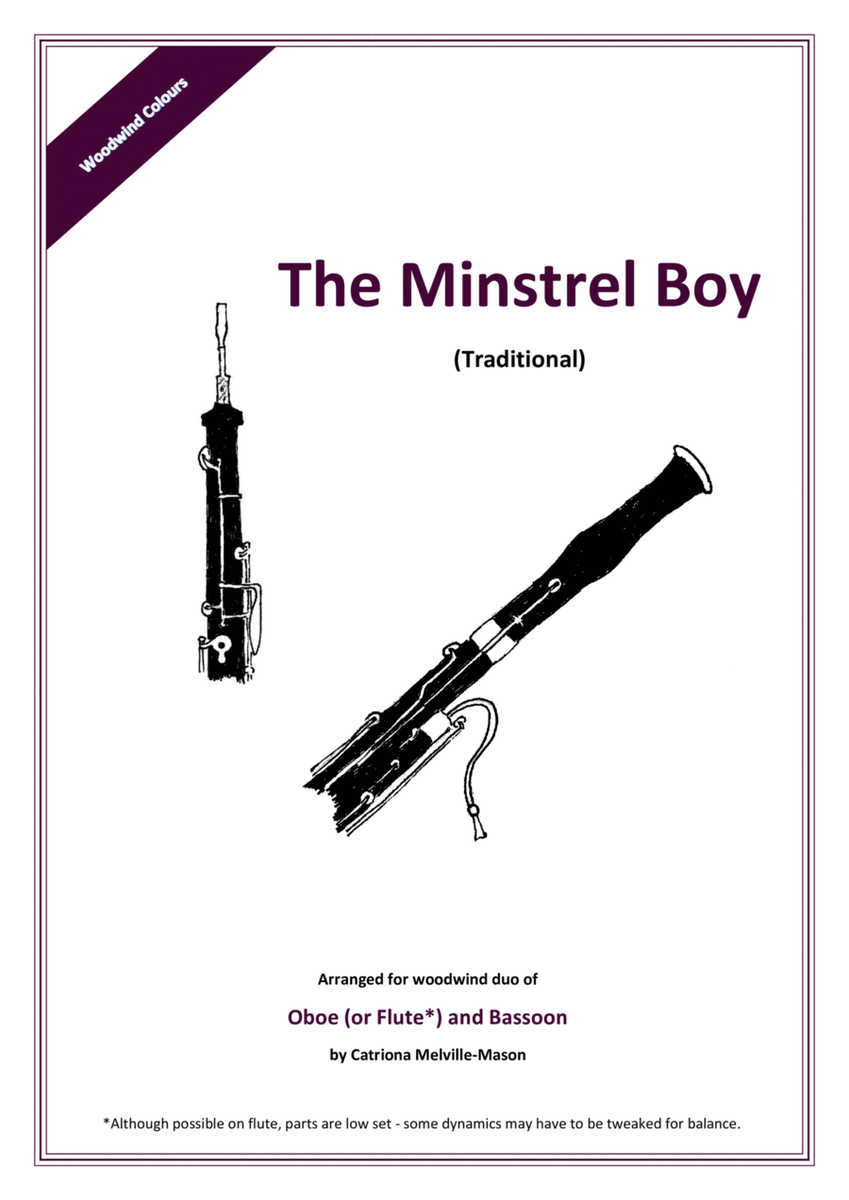 The Minstrel Boy - Oboe (Flute) and Bassoon Duet image number null
