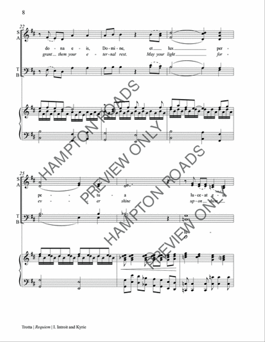 Requiem (SATB) Requiem (SATB) 4-Part scores gallery preview page 13