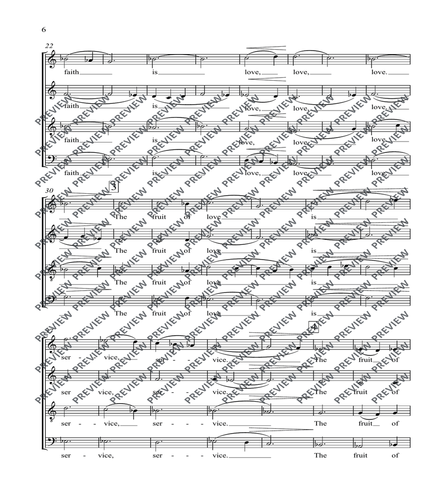 The Fruit of Silence The Fruit of Silence Mixed Choir scores gallery preview page 6