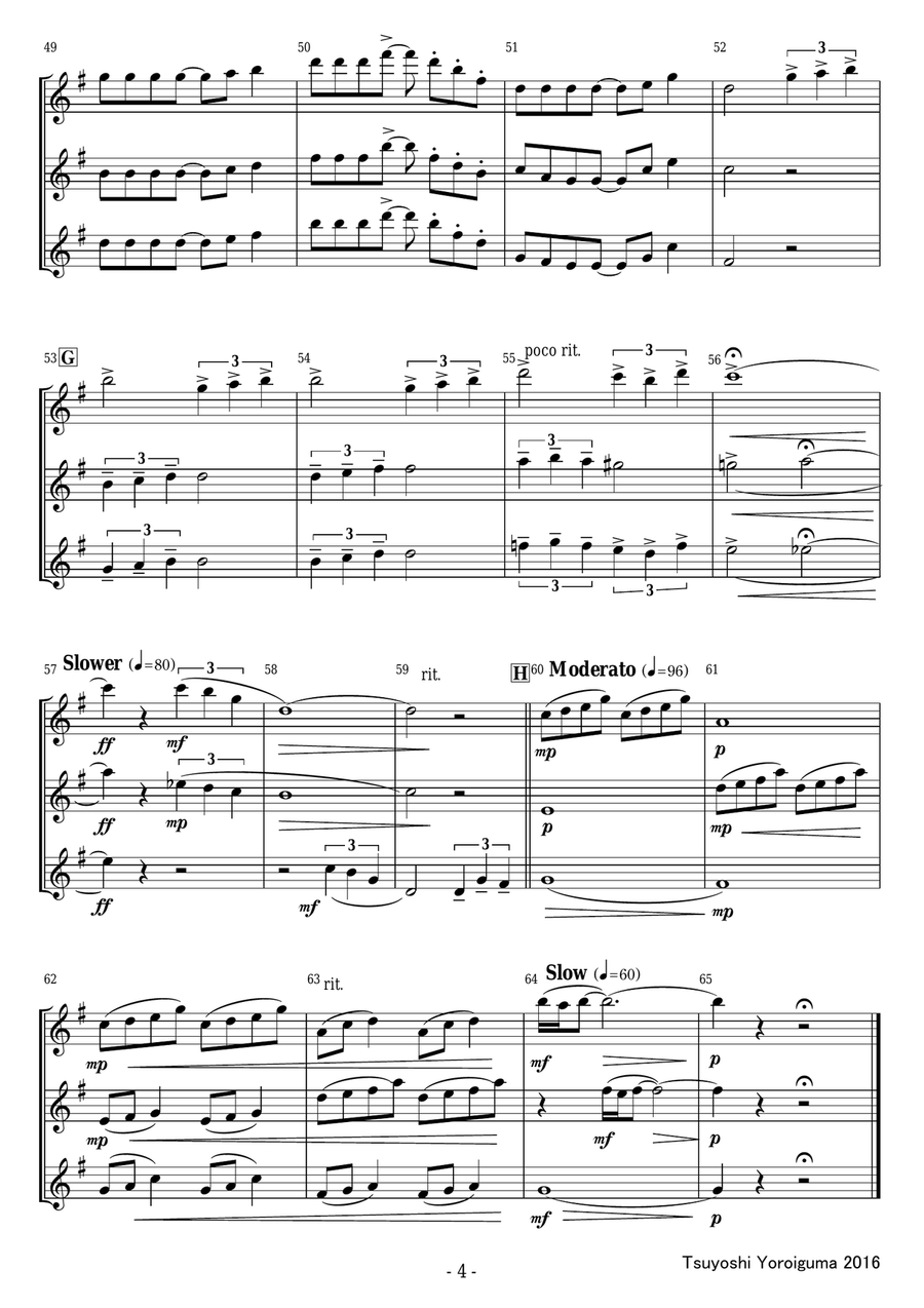 Part Of Your World Woodwind Trio scores gallery preview page 4