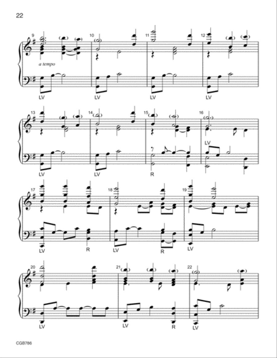 Celebrate the Season: Reproducible Advent and Christmas Carols (3-5 octaves) 5-Octaves scores gallery preview page 10