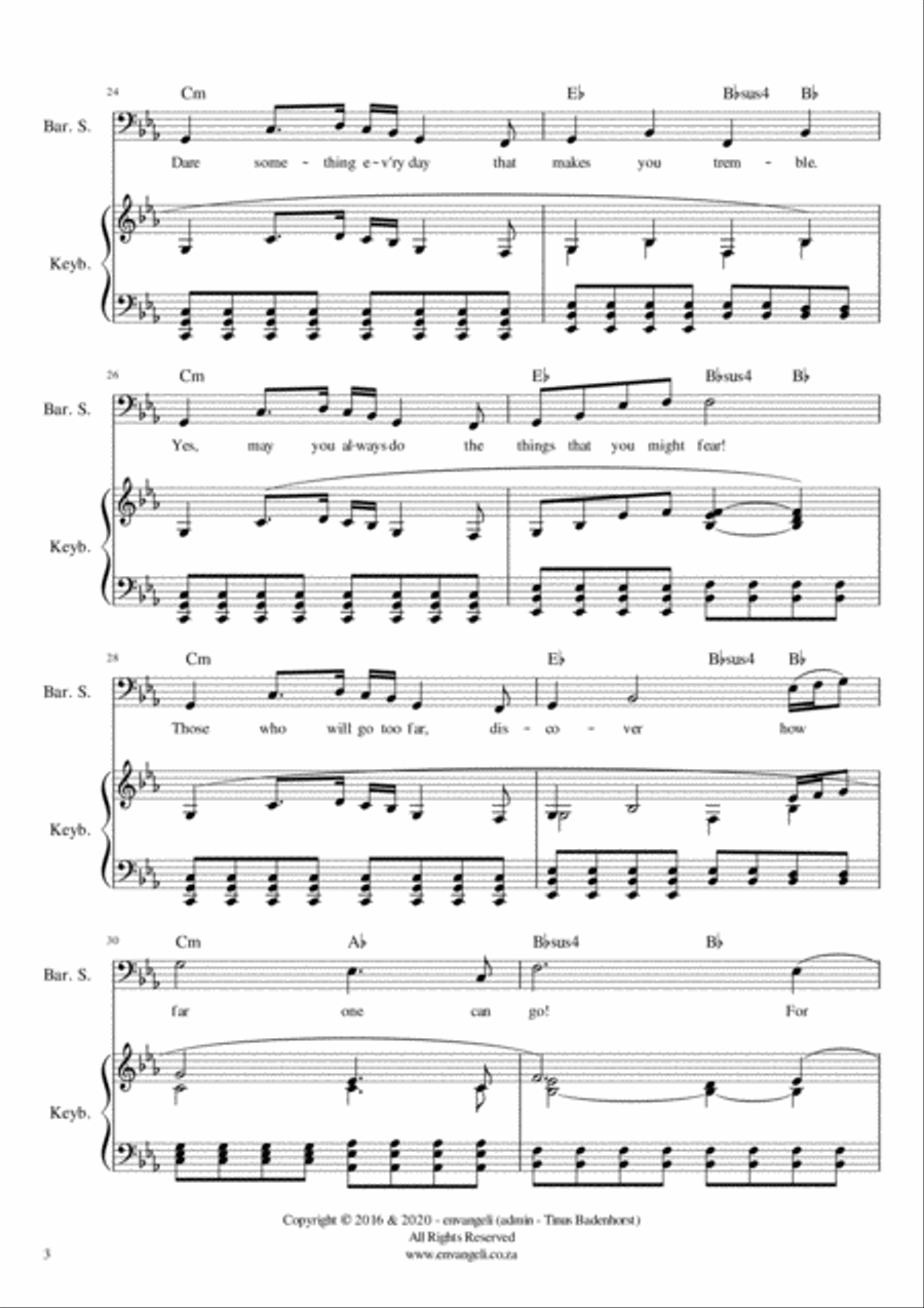 It's a perfect day - Melody and Keyboard with Chords Piano, Vocal, Guitar scores gallery preview page 3
