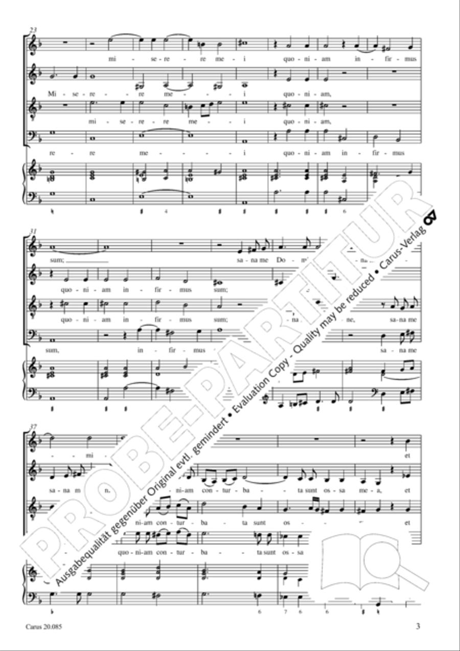 Domine, ne in furore tuo arguas me Score scores gallery preview page 4