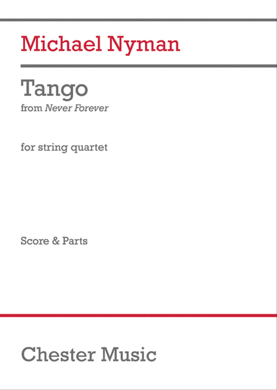 Tango (from 'Never Forever') String Quartet scores gallery preview page 1