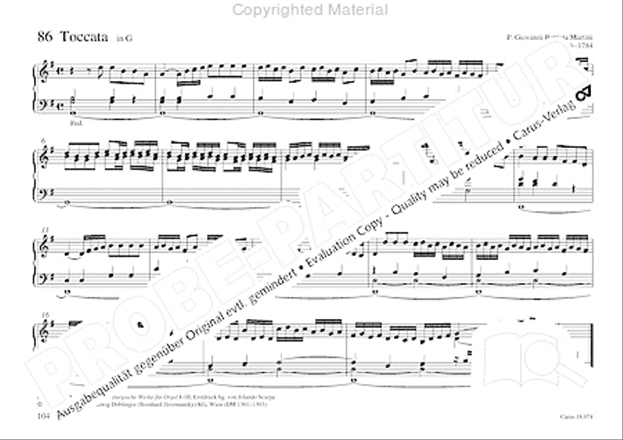 Organo pleno. Orgelstucke zum Ein- und Auszug Organ Solo scores gallery preview page 112