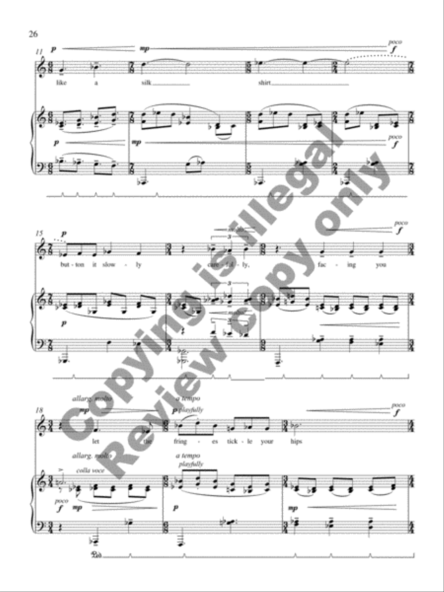 Songs for Mezzo-Soprano Songs for Mezzo-Soprano Mezzo-Soprano Voice scores gallery preview page 16