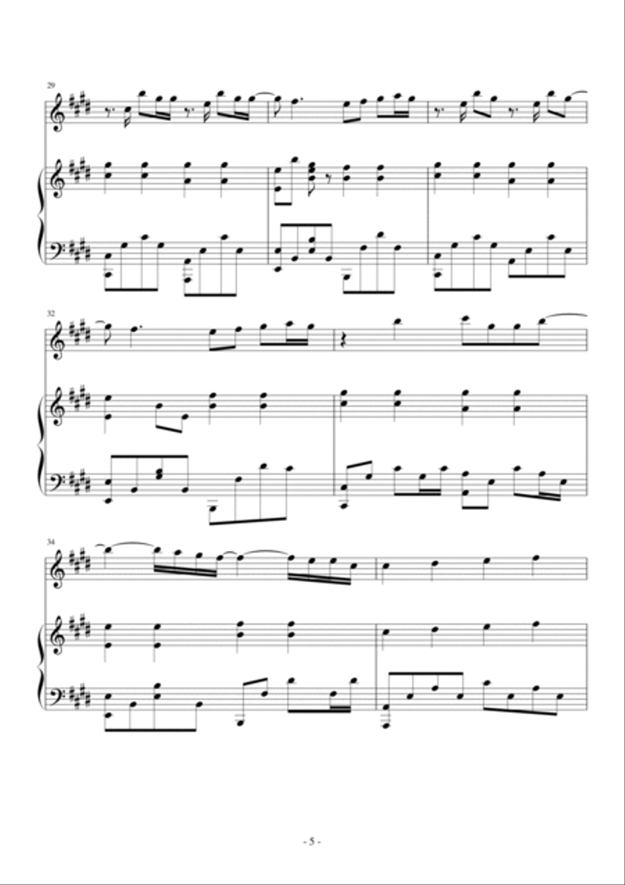 Innocence Voice scores gallery preview page 5