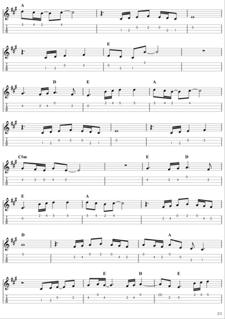 Chiquitita Ukulele scores gallery preview page 2