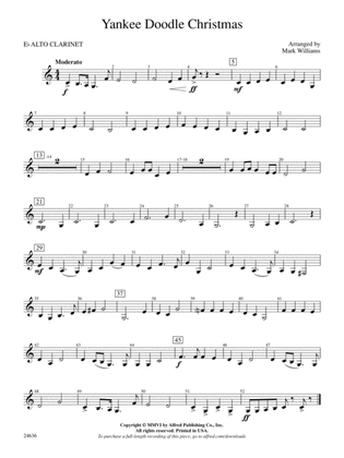 Yankee Doodle Christmas: E-flat Alto Clarinet