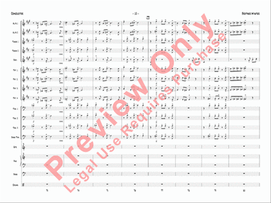 Brother Mister Jazz Ensemble scores gallery preview page 13