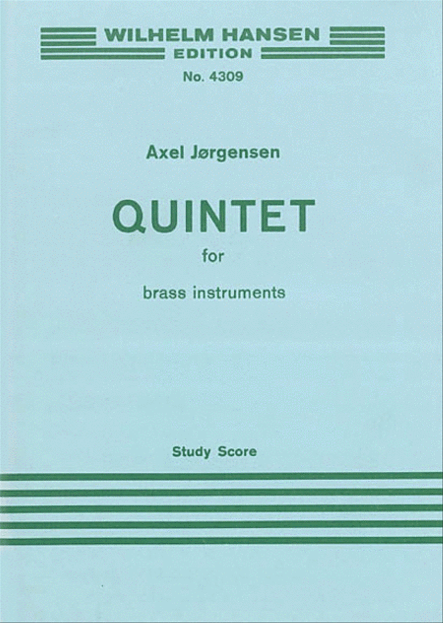 Jorgensen Quintet For Brass 2 Tpts/Hn/Tbn/Tba M/S Brass Quintet scores gallery preview page 1
