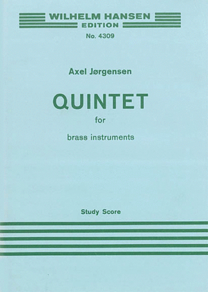 Jorgensen Quintet For Brass 2 Tpts/Hn/Tbn/Tba M/S