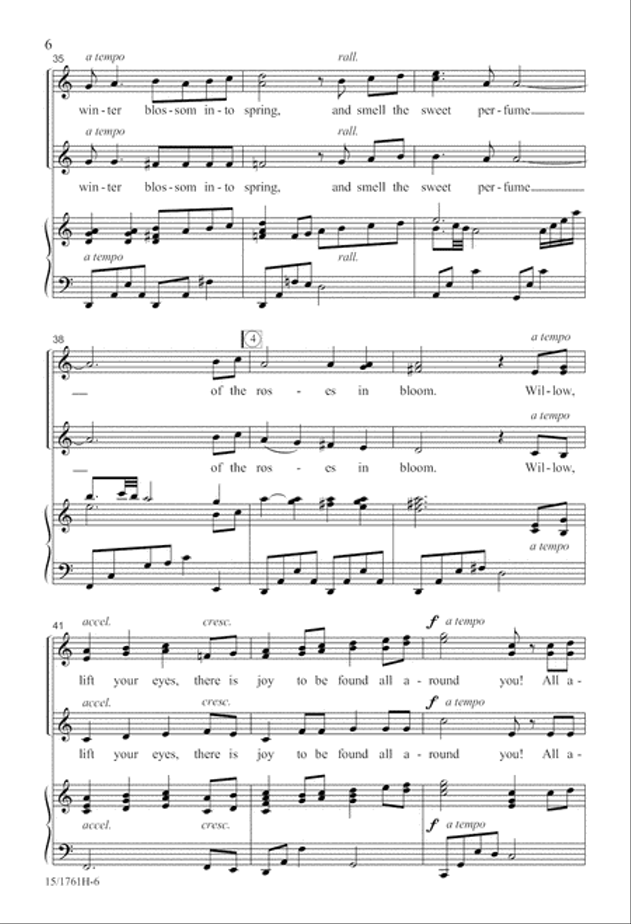 Why Does the Willow Weep? SSA scores gallery preview page 6