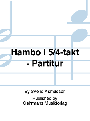 Hambo i 5/4-takt - Partitur