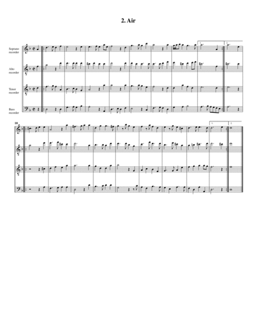 The distressed innocence (arrangement for 4 recorders (SATB))