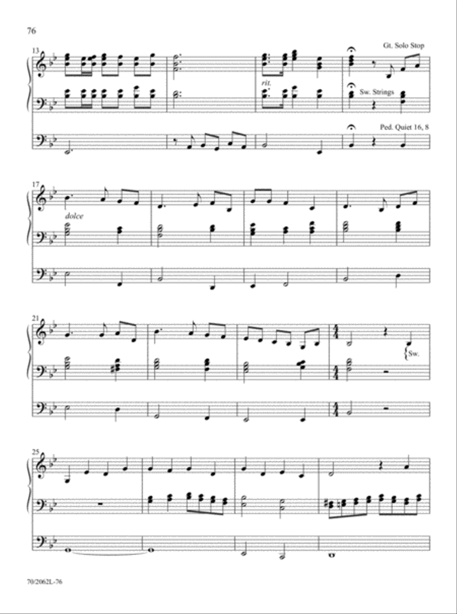 The Sacred Organ Library, Vol. 2 Organ Solo scores gallery preview page 44