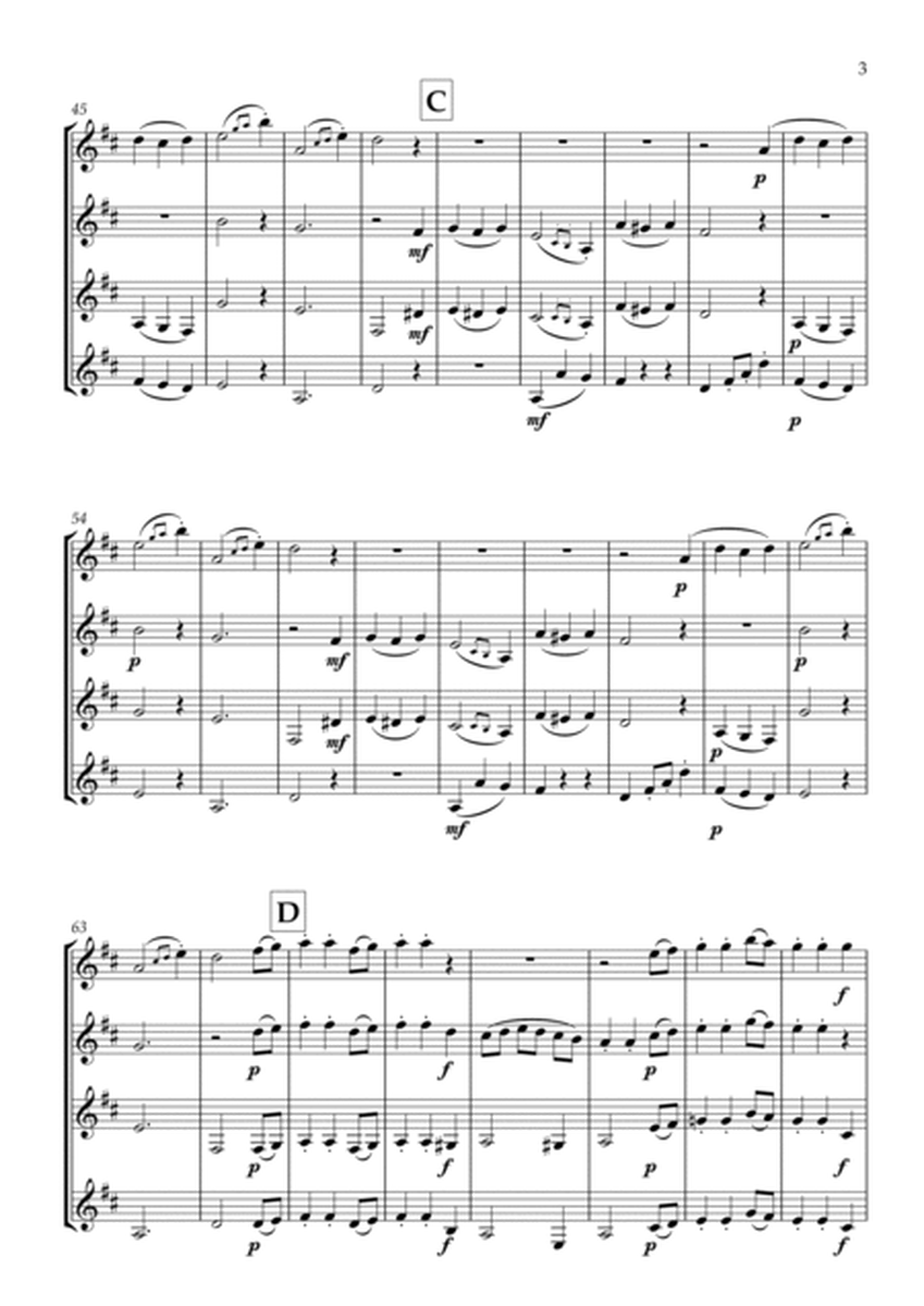 German Dance in C - Clarinet Quartet image number null