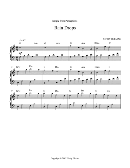 Perceptions, 14 original solos for Lap Harp, based on modal and exotic scales image number null