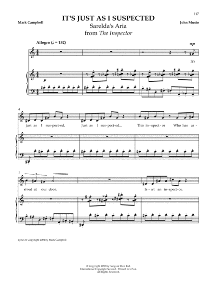 It's Just As I Suspected Voice scores gallery preview page 1