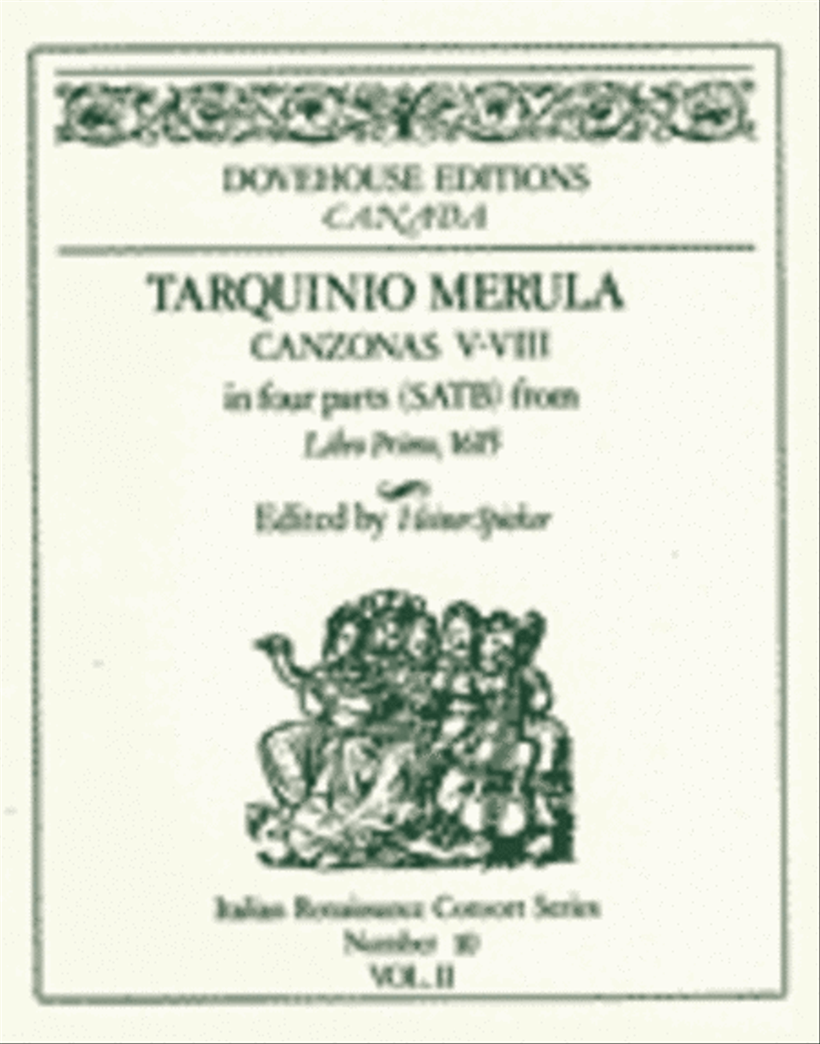 Canzonas (V-VIII) by Tarquinio Merula 4-Part - Sheet Music