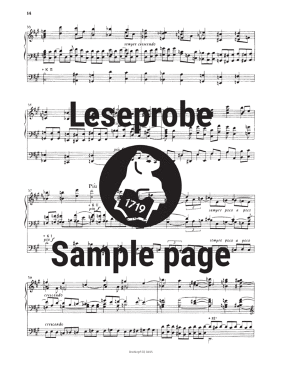 Complete Organ Works in 7 Volumes - Volume 5 Organ Solo scores gallery preview page 5