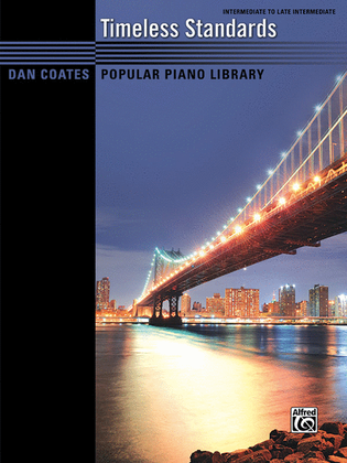 Book cover for Dan Coates Popular Piano Library -- Timeless Standards