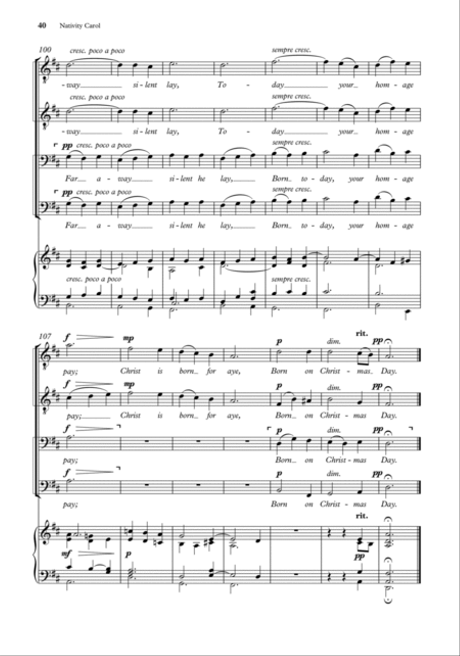 John Rutter Choral Works for TTBB choirs TTBB scores gallery preview page 14