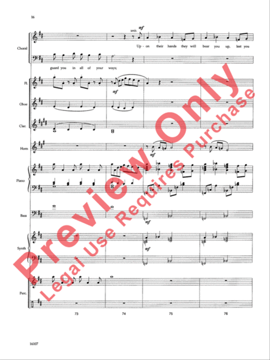 On Eagle's Wings Choir scores gallery preview page 41