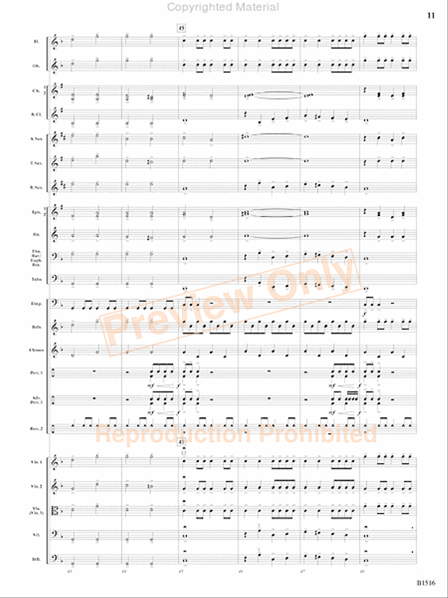 Fanfare and Fireworks Concert Band scores gallery preview page 12