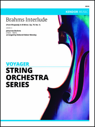Brahms Interlude (from Rhapsody In B Minor, Op. 79, No. 1) (Full Score)