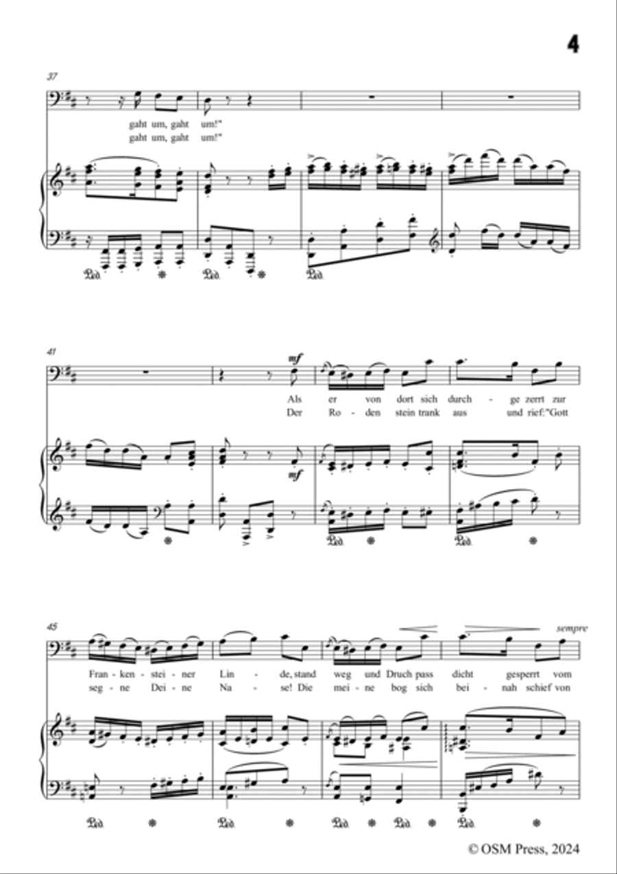 A. Jensen-Der Willekumm,in D Major,Op.40 No.12 Voice scores gallery preview page 5