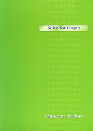 Book cover for Suite for Organ