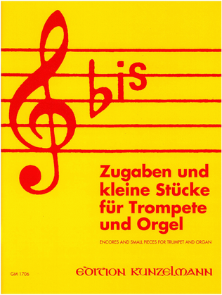 Book cover for BIS, Encores and small pieces for trumpet and organ, Volume 1