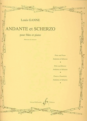 Book cover for Ganne - Andante Et Scherzo Flute/Piano