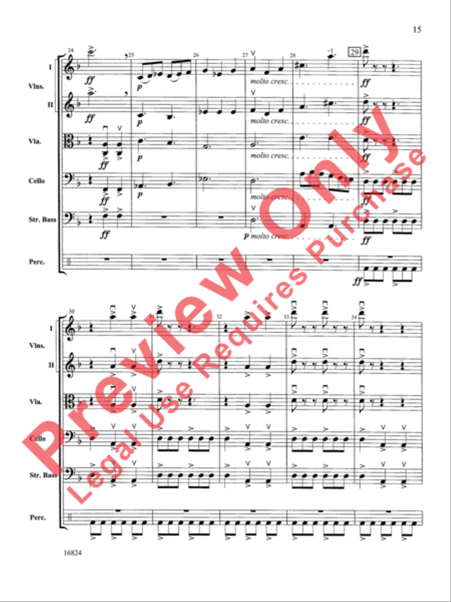 Geometric Dances Geometric Dances String Orchestra scores gallery preview page 16