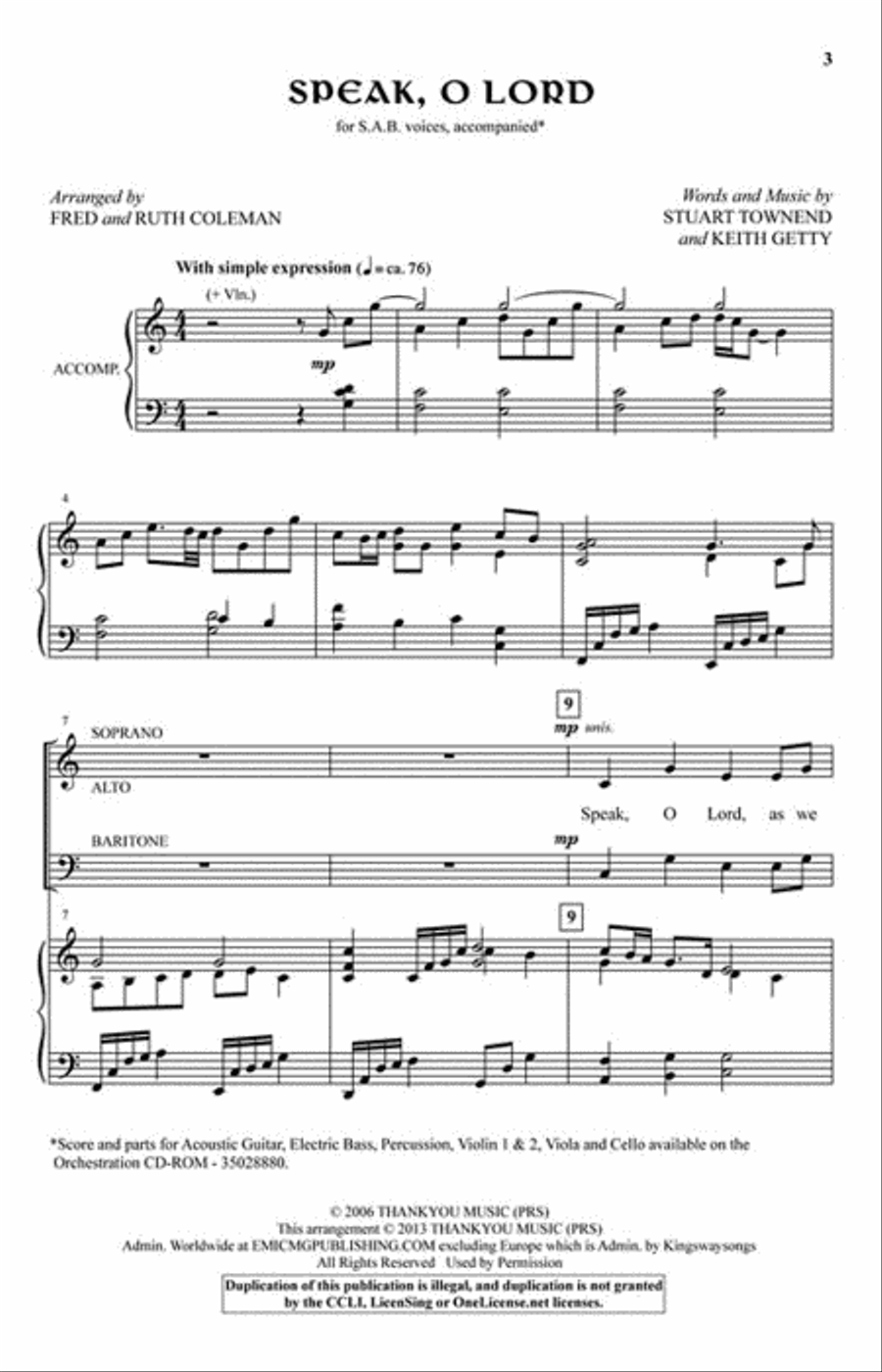 In Christ Alone In Christ Alone 3-Part scores gallery preview page 4