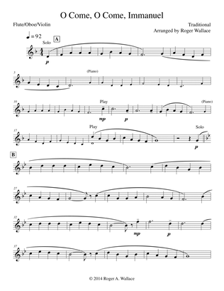 O Come, O Come, Immanuel (Emmanuel) - Marimba & Piano