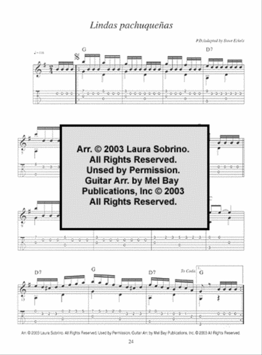 Mariachi Favorites for Solo Guitar Acoustic Guitar scores gallery preview page 2