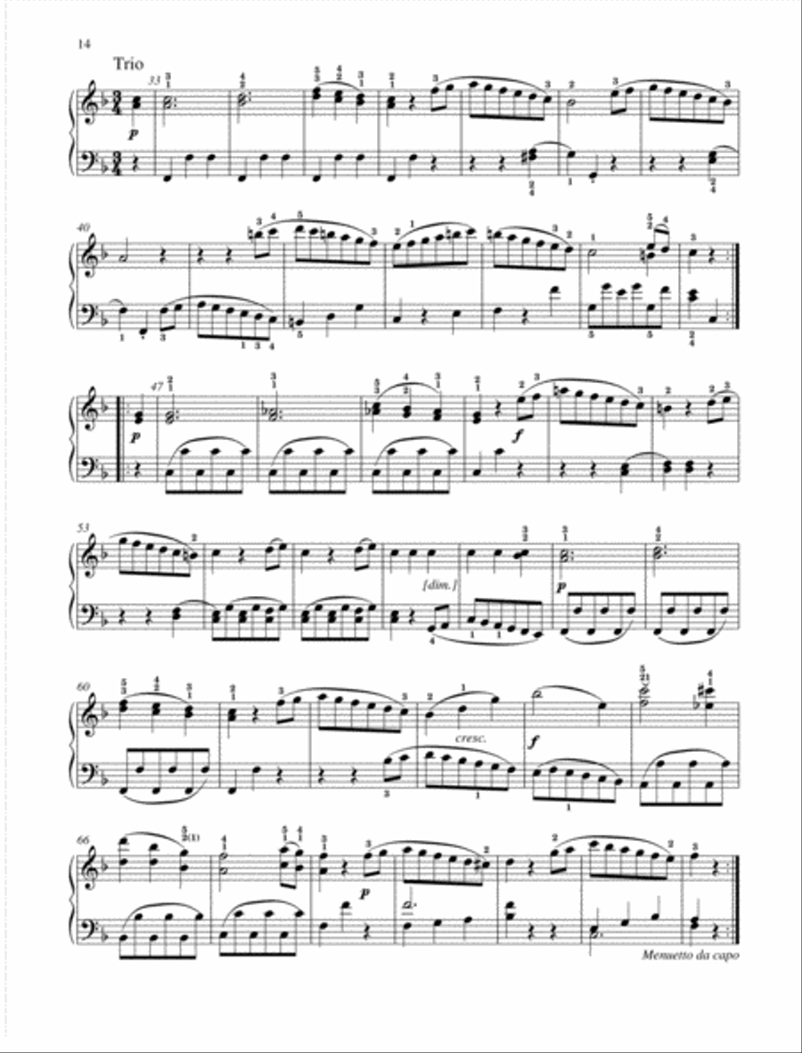 Sonatina C major Sonatina C major Piano Solo scores gallery preview page 4